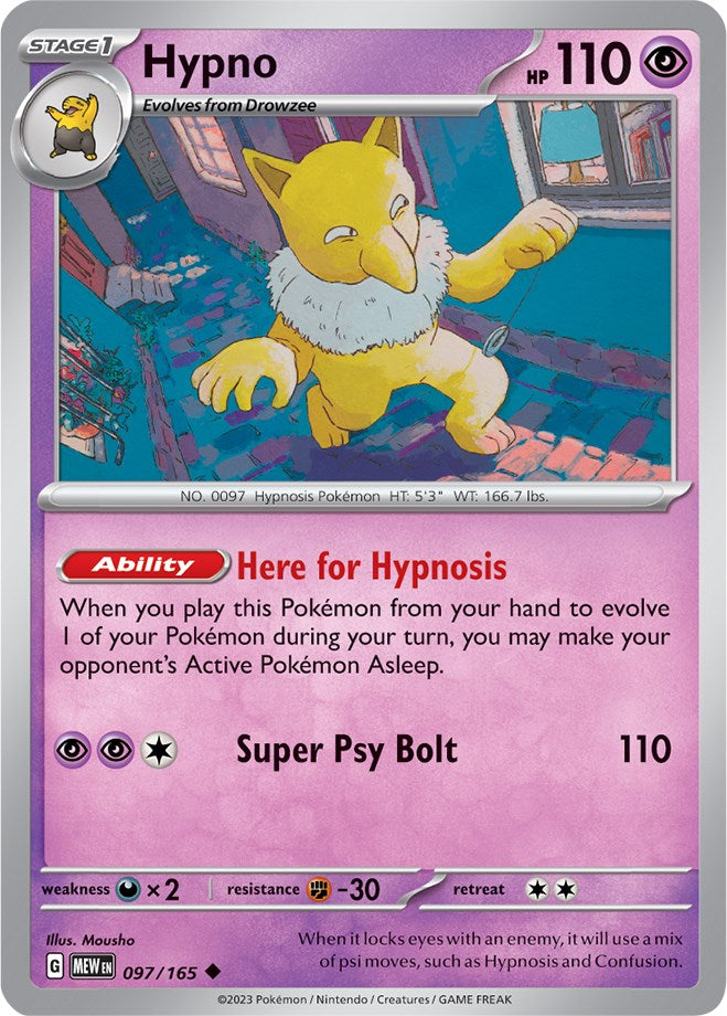 Hypno (097/165) [Scarlet & Violet 151] | Good Games Morley