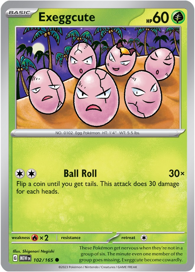 Exeggcute (102/165) [Scarlet & Violet 151] | Good Games Morley