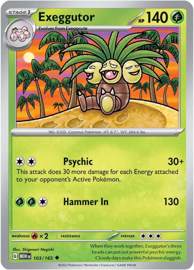 Exeggutor (103/165) [Scarlet & Violet 151] | Good Games Morley
