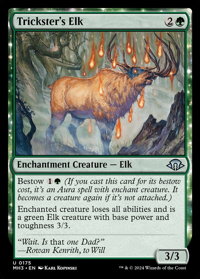 Trickster's Elk 175/319 (Modern Horizons 3)  - Foil | Good Games Morley