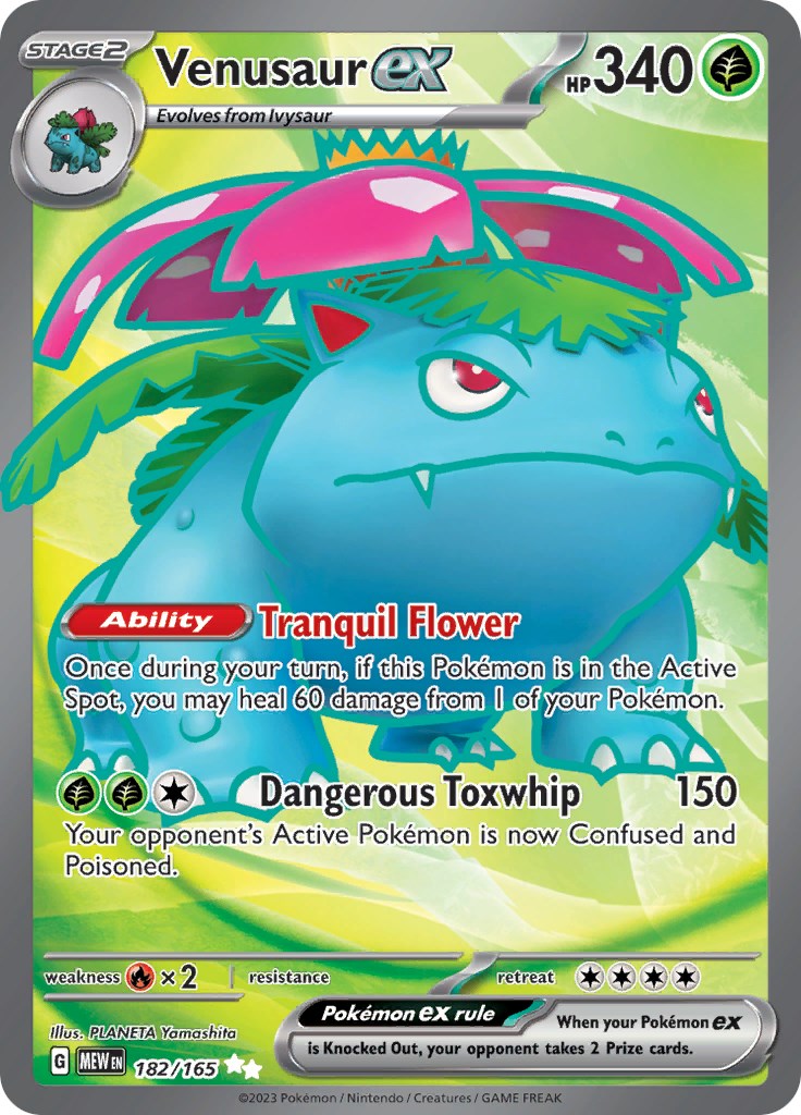 Venusaur ex (182/165) [Scarlet & Violet 151] | Good Games Morley