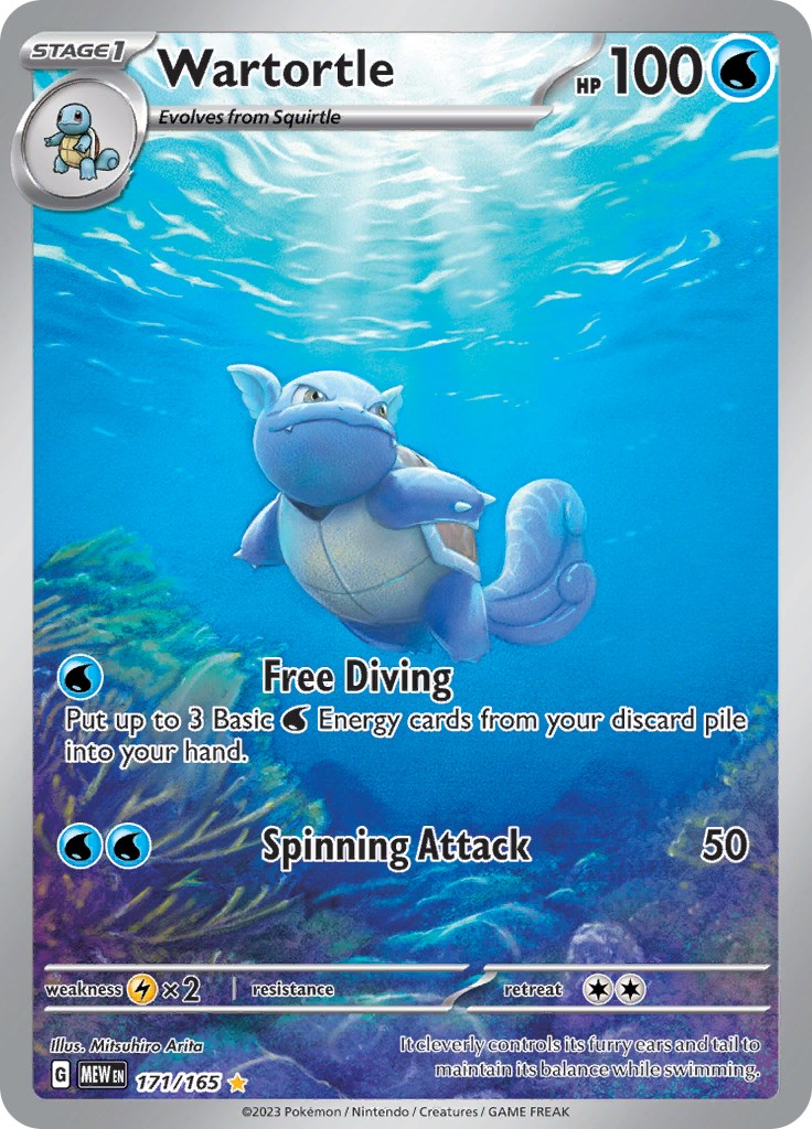 Wartortle (171/165) [Scarlet & Violet 151] | Good Games Morley