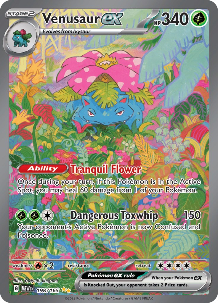 Venusaur ex (198/165) [Scarlet & Violet 151] | Good Games Morley