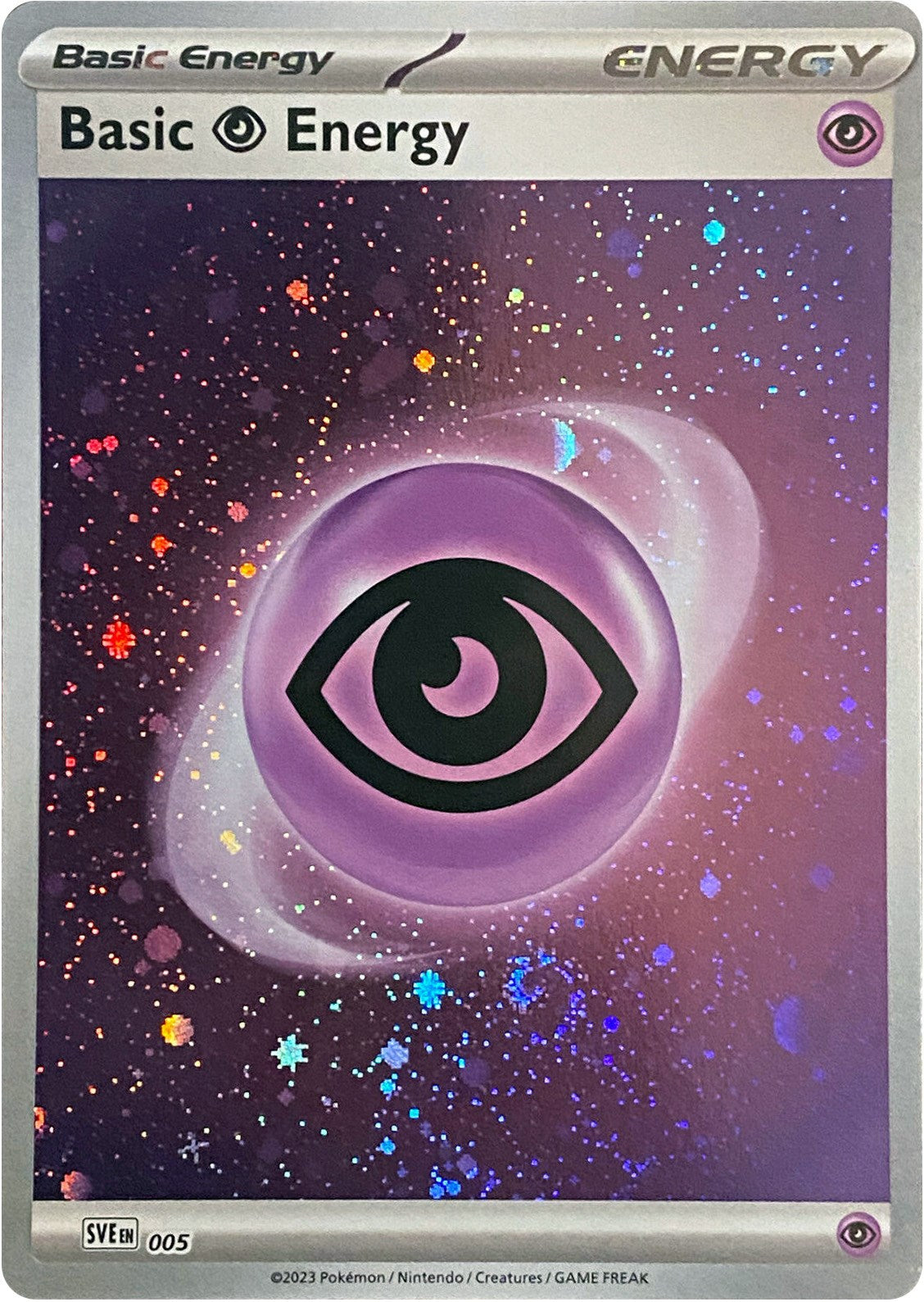 Basic Psychic Energy (005) (Cosmos Holo) [Scarlet & Violet: Base Set] | Good Games Morley