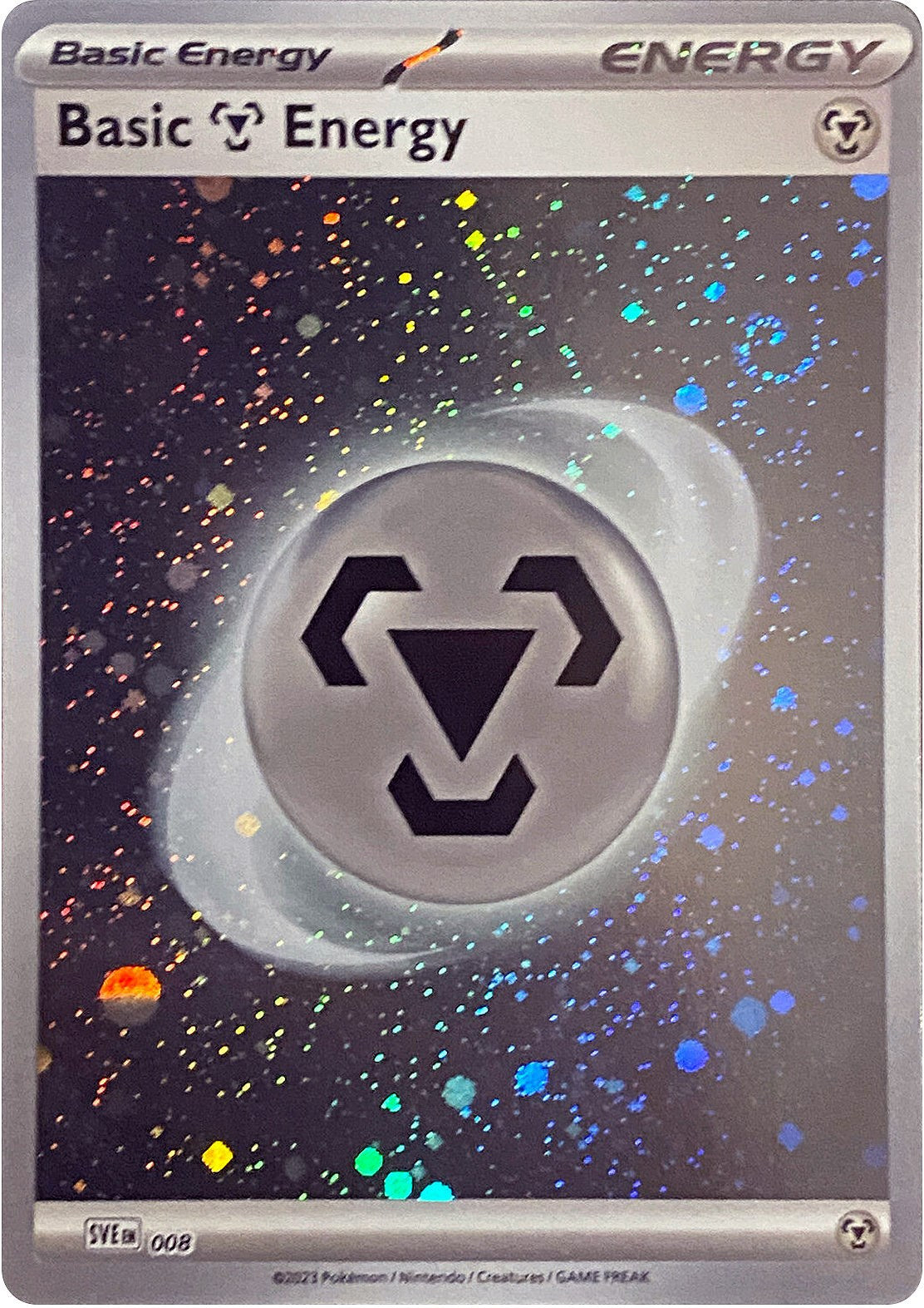 Basic Metal Energy (008) (Cosmos Holo) [Scarlet & Violet: Base Set] | Good Games Morley