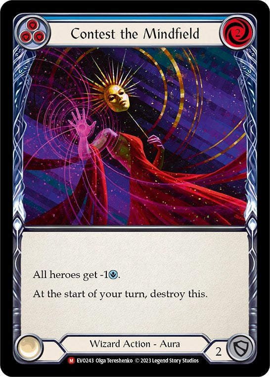 Contest the Mindfield [EVO243] (Bright Lights)  Rainbow Foil | Good Games Morley