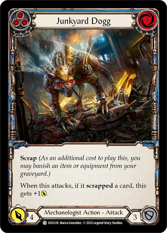 Junkyard Dogg (Blue) [EVO128] (Bright Lights)  Rainbow Foil | Good Games Morley