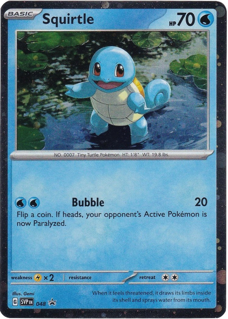 Squirtle (048) (Cosmos Holo) [Scarlet & Violet: Black Star Promos] | Good Games Morley