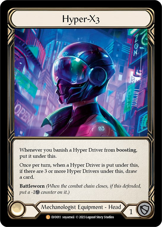 Hyper-X3 [EVO011] (Bright Lights)  Rainbow Foil | Good Games Morley