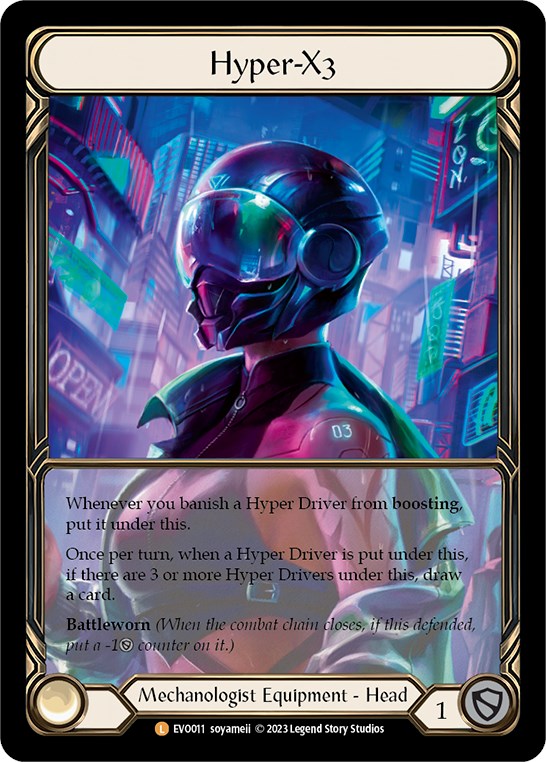 Hyper-X3 (Extended Art) [EVO011] (Bright Lights)  Cold Foil | Good Games Morley