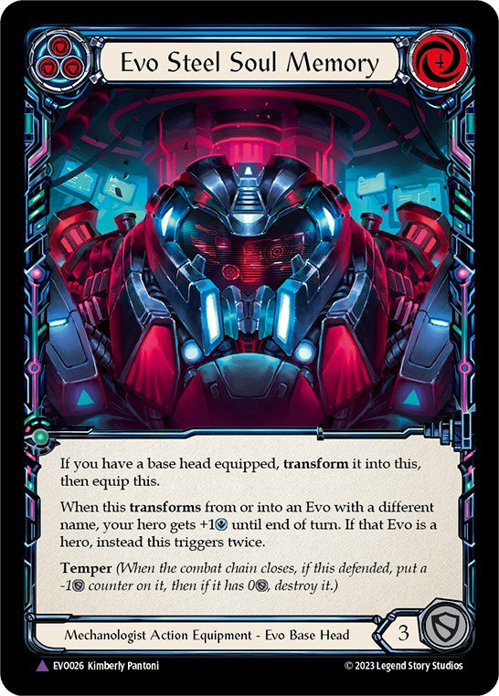 Evo Steel Soul Memory (Marvel) [EVO026] (Bright Lights)  Cold Foil | Good Games Morley