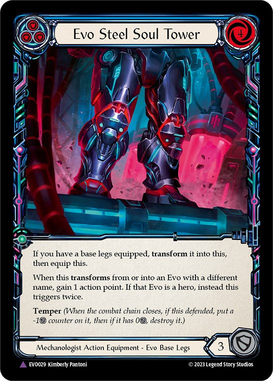 Evo Steel Soul Tower (Marvel) [EVO029] (Bright Lights)  Cold Foil | Good Games Morley
