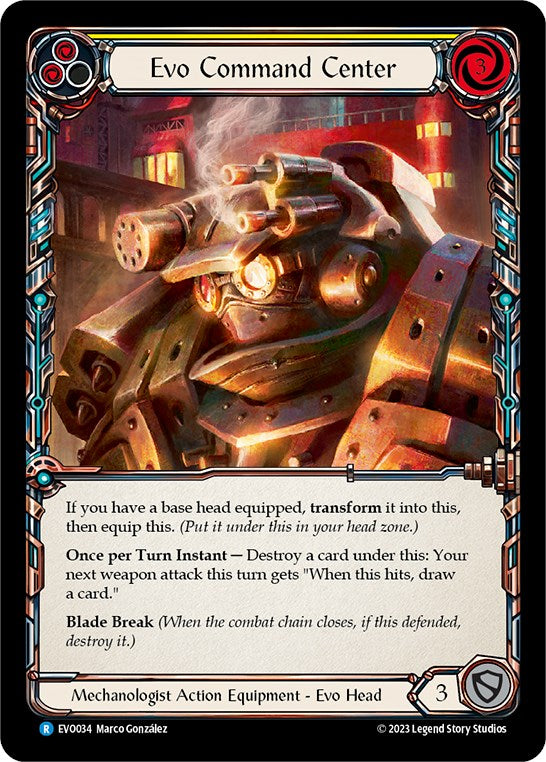 Evo Command Center [EVO034] (Bright Lights)  Cold Foil | Good Games Morley