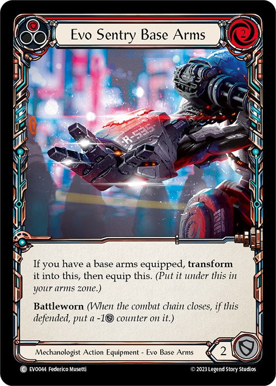 Evo Sentry Base Arms [EVO044] (Bright Lights)  Cold Foil | Good Games Morley