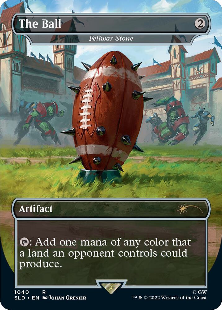 The Ball // Fellwar Stone 1040/1 (Secret Lair Drop Series)  - Borderless Foil | Good Games Morley