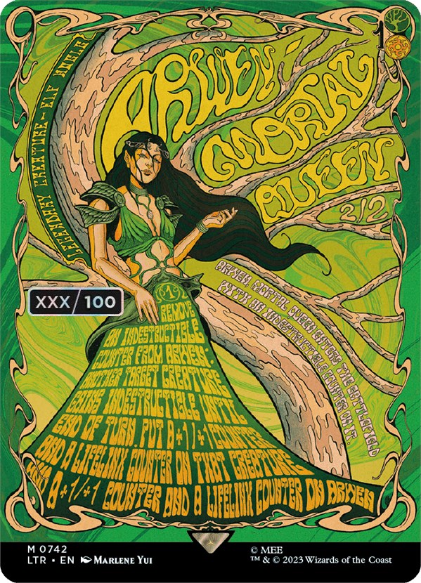 Arwen, Mortal Queen (Borderless Poster) (Serialized) [The Lord of the Rings: Tales of Middle-Earth] | Good Games Morley