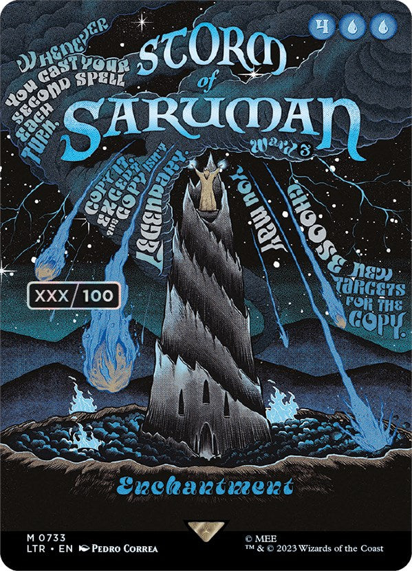 Storm of Saruman (Borderless Poster) (Serialized) [The Lord of the Rings: Tales of Middle-Earth] | Good Games Morley