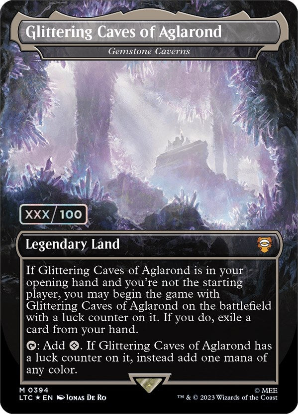 Glittering Caves of Aglarond - Gemstone Caverns (Serialized) [The Lord of the Rings: Tales of Middle-Earth Commander] | Good Games Morley