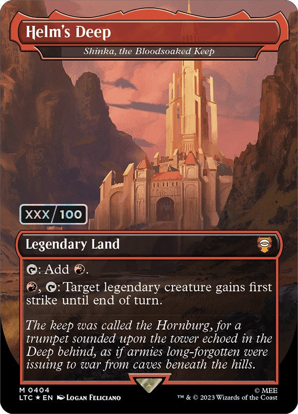 Helm's Deep - Shinka, the Bloodsoaked Keep (Serialized) [The Lord of the Rings: Tales of Middle-Earth Commander] | Good Games Morley