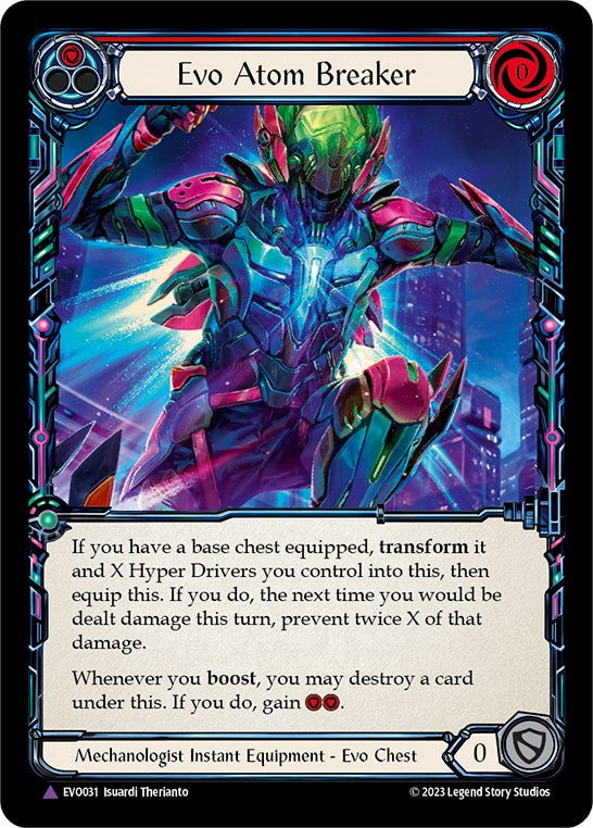 Evo Atom Breaker (Marvel) [EVO031] (Bright Lights)  Cold Foil | Good Games Morley
