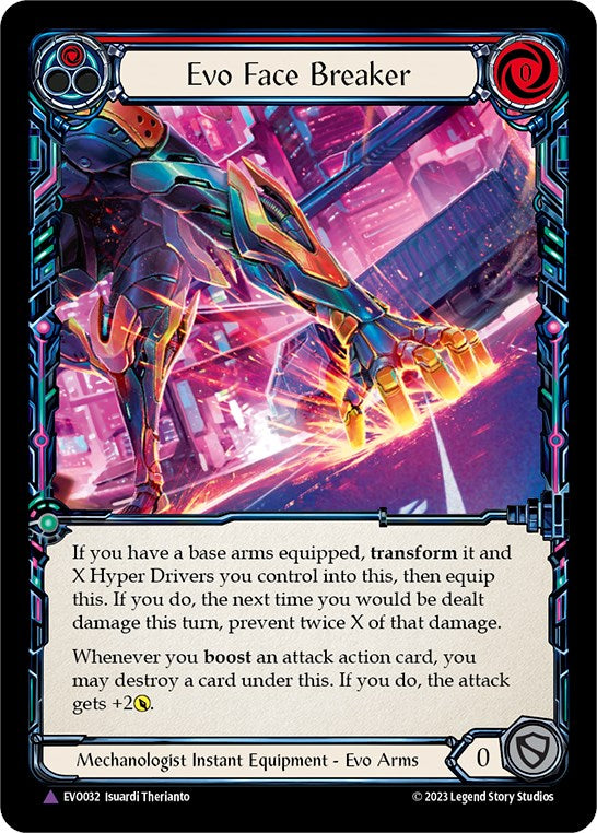 Evo Face Breaker (Marvel) [EVO032] (Bright Lights)  Cold Foil | Good Games Morley