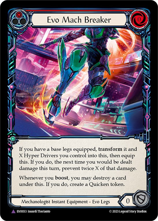 Evo Mach Breaker (Marvel) [EVO033] (Bright Lights)  Cold Foil | Good Games Morley