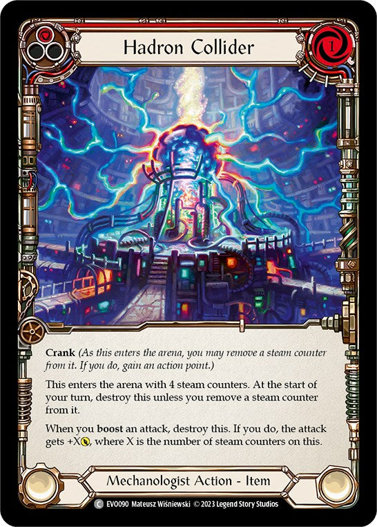 Hadron Collider (Red) [EVO090] (Bright Lights)  Rainbow Foil | Good Games Morley