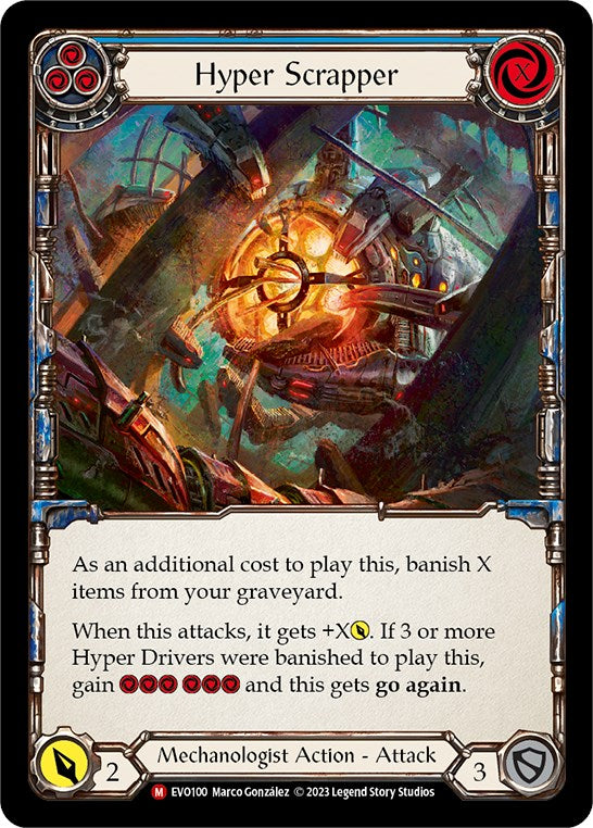 Hyper Scrapper [EVO100] (Bright Lights)  Rainbow Foil | Good Games Morley