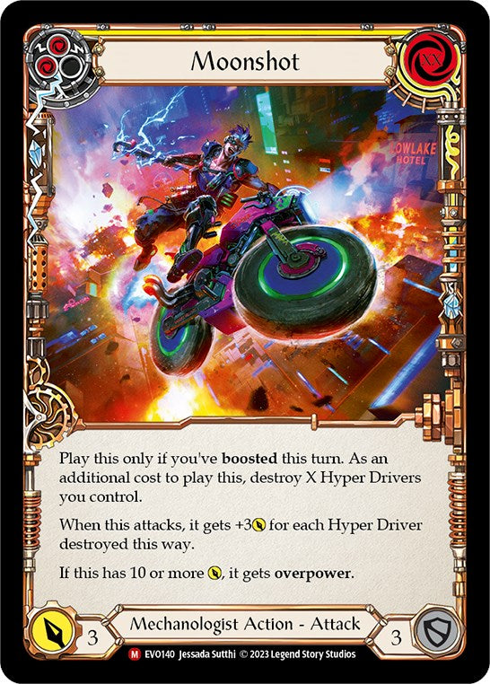 Moonshot [EVO140] (Bright Lights)  Rainbow Foil | Good Games Morley