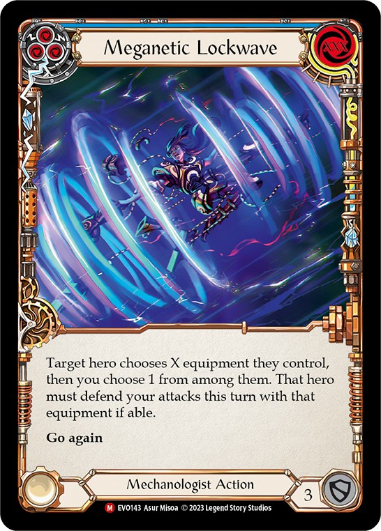 Meganetic Lockwave [EVO143] (Bright Lights)  Rainbow Foil | Good Games Morley