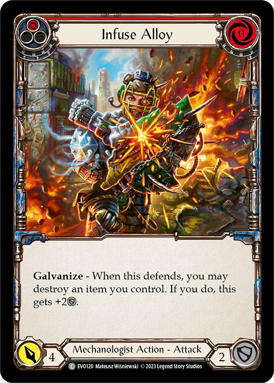 Infuse Alloy (Red) [EVO120] (Bright Lights) | Good Games Morley