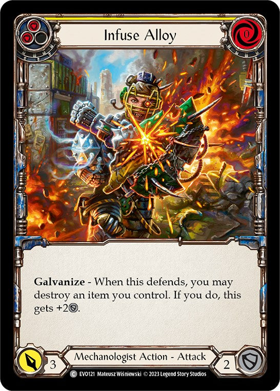 Infuse Alloy (Yellow) [EVO121] (Bright Lights)  Rainbow Foil | Good Games Morley