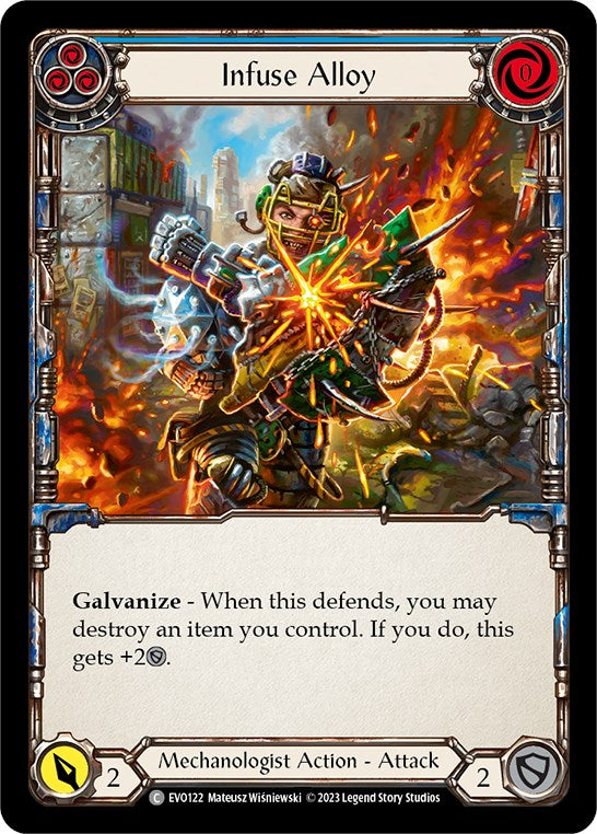 Infuse Alloy (Blue) [EVO122] (Bright Lights)  Rainbow Foil | Good Games Morley
