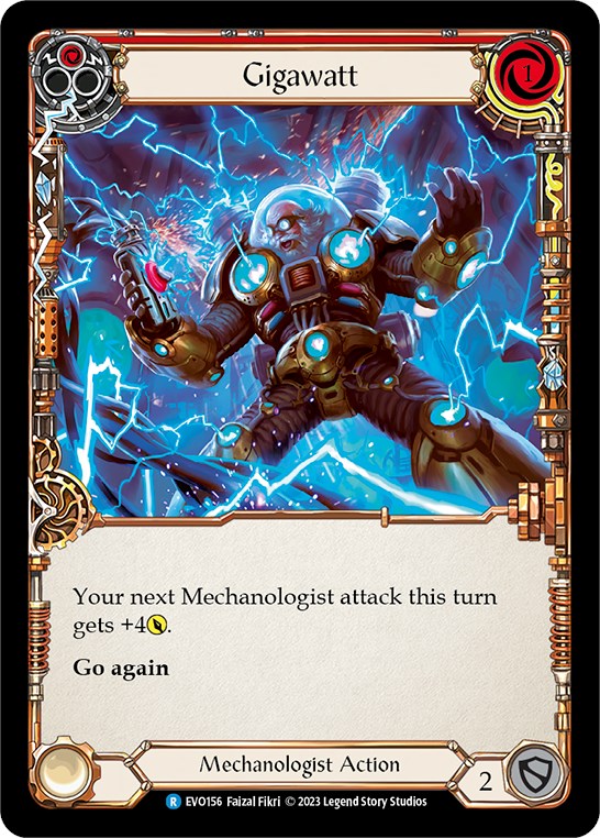 Gigawatt (Red) [EVO156] (Bright Lights)  Rainbow Foil | Good Games Morley