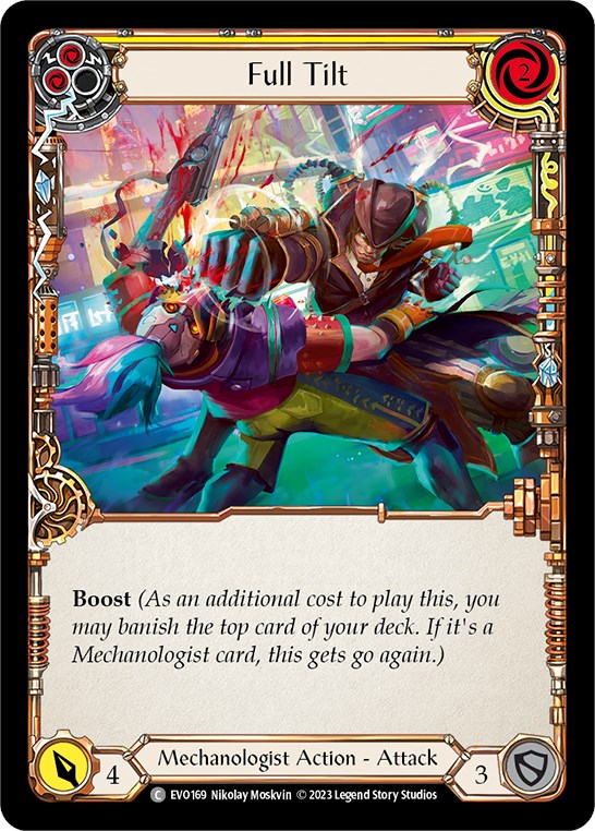 Full Tilt (Yellow) [EVO169] (Bright Lights)  Rainbow Foil | Good Games Morley