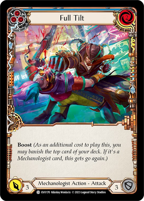 Full Tilt (Blue) [EVO170] (Bright Lights)  Rainbow Foil | Good Games Morley