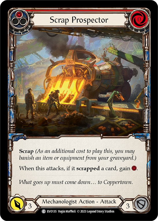 Scrap Prospector (Red) [EVO135] (Bright Lights) | Good Games Morley