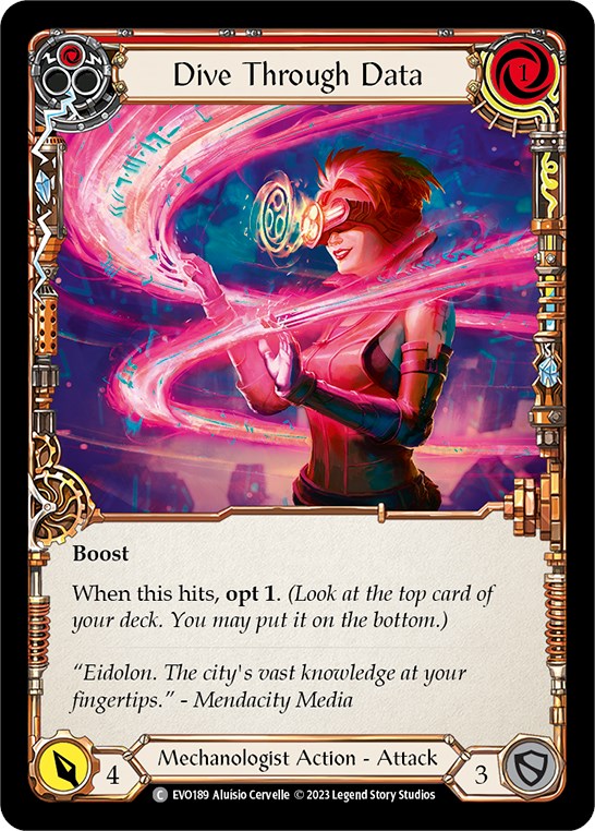 Dive Through Data (Red) [EVO189] (Bright Lights) | Good Games Morley