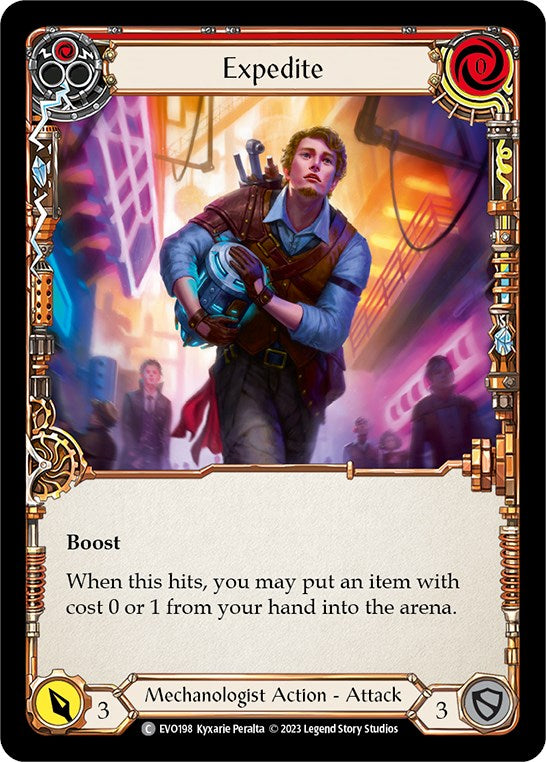 Expedite (Red) [EVO198] (Bright Lights) | Good Games Morley