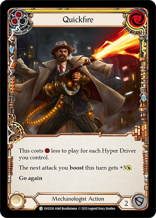 Quickfire (Yellow) [EVO226] (Bright Lights)  Rainbow Foil | Good Games Morley