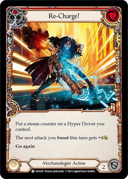 Re-Charge! (Red) [EVO228] (Bright Lights)  Rainbow Foil | Good Games Morley
