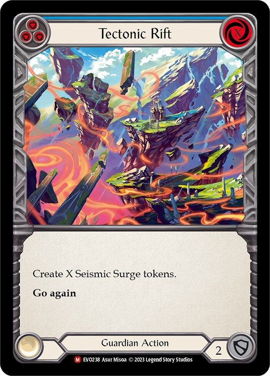 Tectonic Rift [EVO238] (Bright Lights)  Rainbow Foil | Good Games Morley