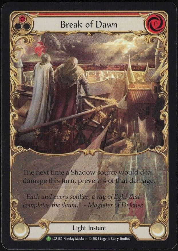 Break of Dawn (Red) [LGS169] (Promo)  Rainbow Foil | Good Games Morley