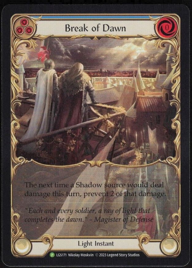 Break of Dawn (Blue) [LGS171] (Promo)  Rainbow Foil | Good Games Morley