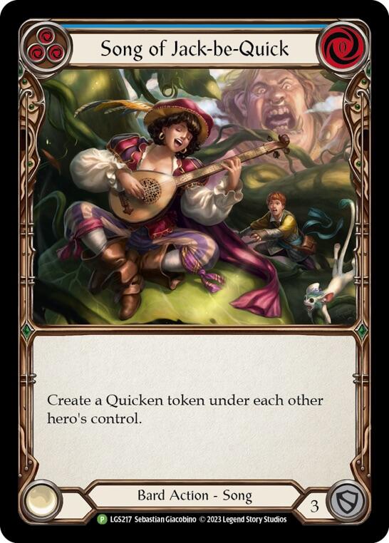Song of Jack-be-Quick [LGS217] (Promo)  Rainbow Foil | Good Games Morley