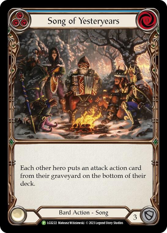 Song of Yesteryears [LGS222] (Promo)  Rainbow Foil | Good Games Morley