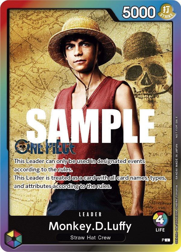 Monkey.D.Luffy (Leader Pack - Live Action) (Sealed Battle 2023 Vol. 1) [One Piece Promotion Cards] | Good Games Morley