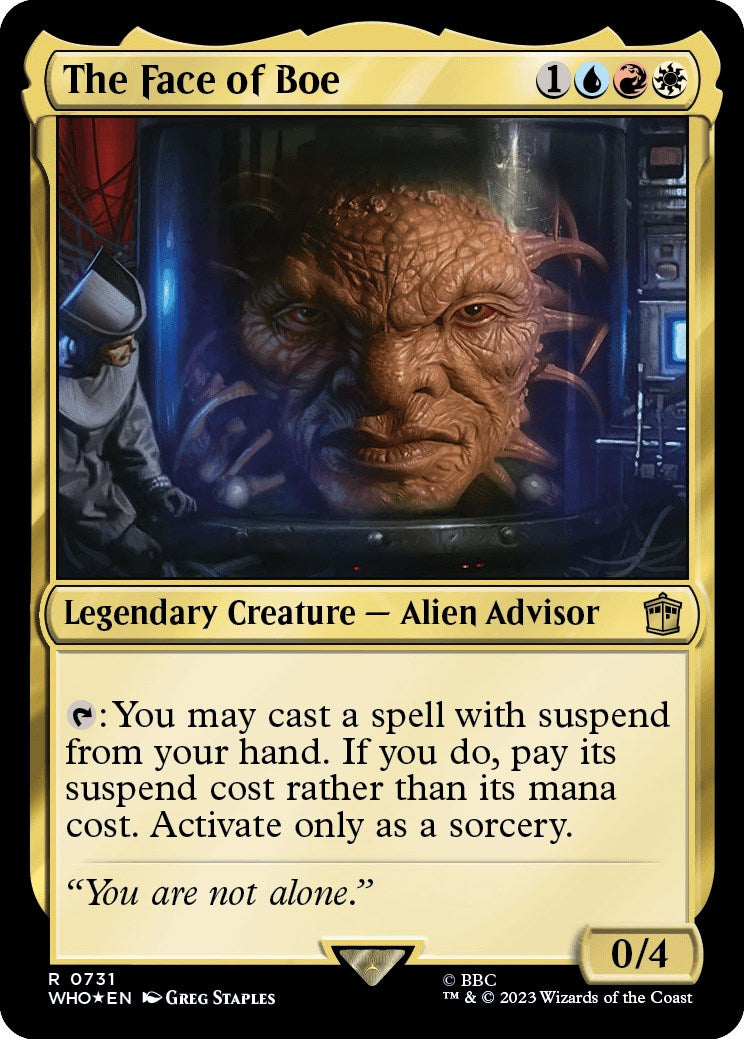The Face of Boe (Surge Foil) [Doctor Who] | Good Games Morley