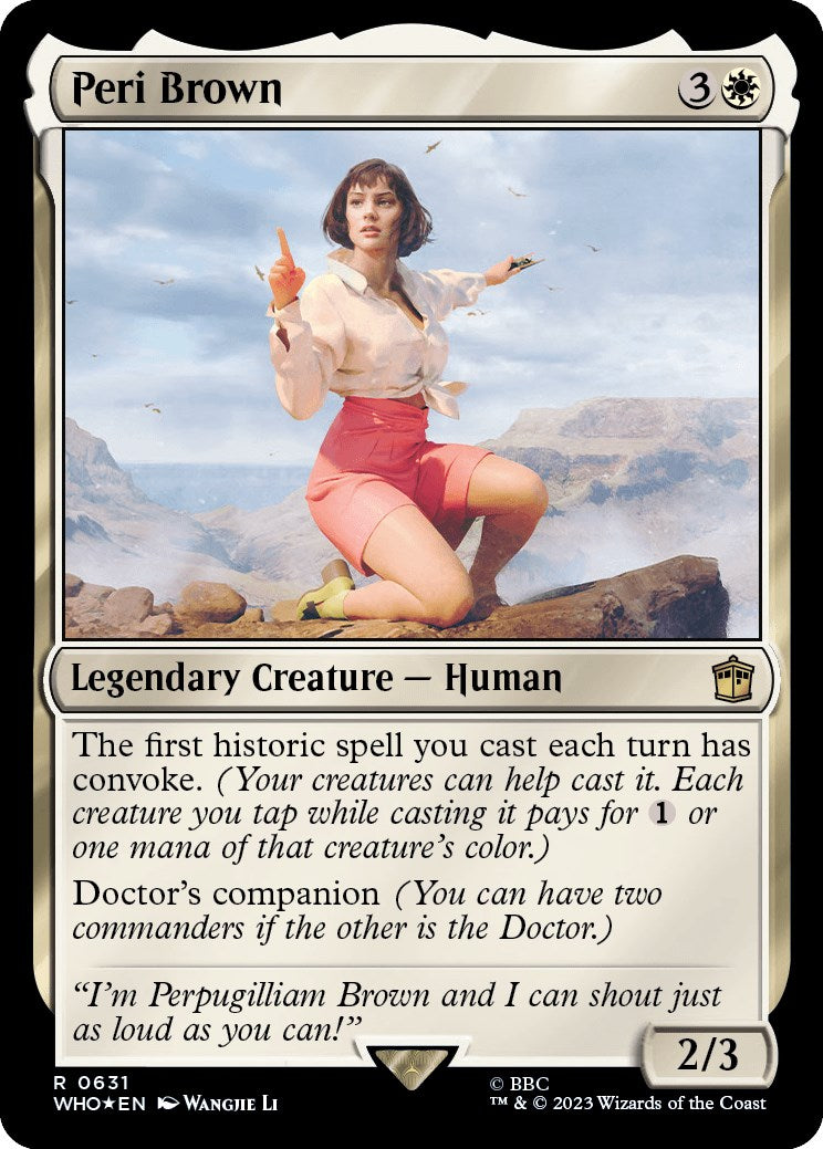 Peri Brown (Surge Foil) [Doctor Who] | Good Games Morley