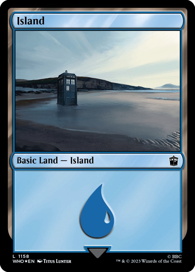 Island (1158) (Surge Foil) [Doctor Who] | Good Games Morley